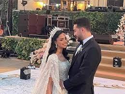 مفاجأة غير متوقعة عن فستان زفاف ابنة حميد الشاعري (صورة)