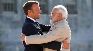   رئيس وزراء الهند يجتمع مع الرئيس الفرنسي على هامش «قمة السبع»
