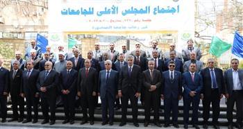 وزير التعليم العالي يرأس اجتماع المجلس الأعلى للجامعات بجامعة المنصورة