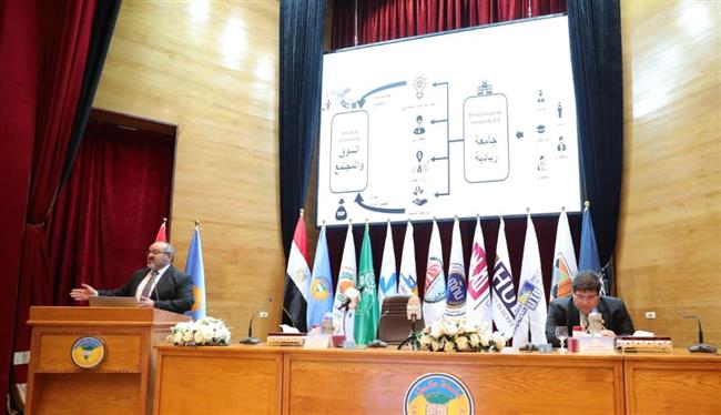 جامعة طنطا تنظم محاضرة لمناقشة خطط التعليم العالي في مجالات التوظيف والابتكار وريادة الأعمال