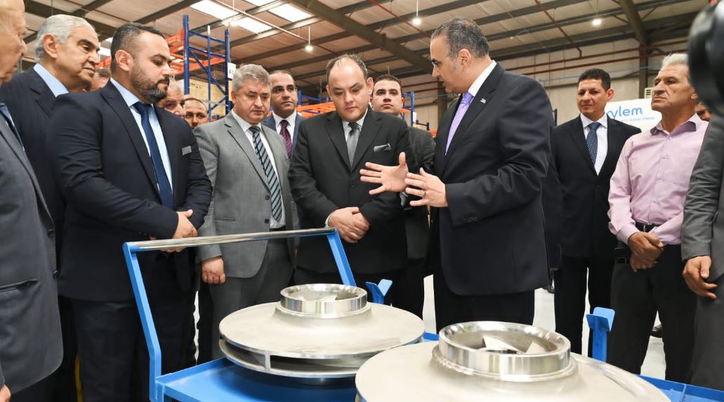 وزير التجارة يفتتح مصنع شركة زايلم العالمية لإنتاج مضخات المياه في مصر