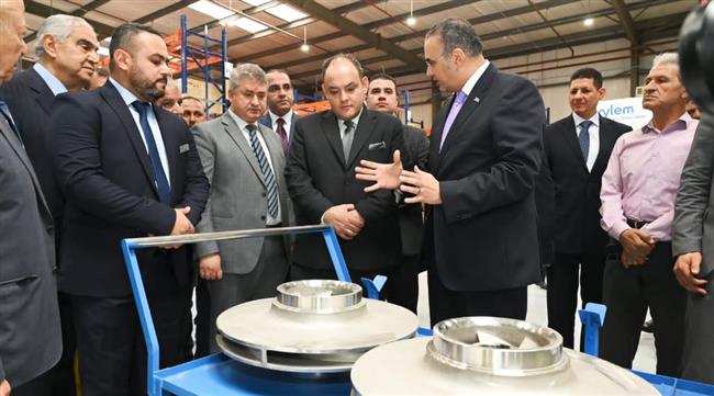 وزير التجارة يفتتح مصنع شركة زايلم العالمية لإنتاج مضخات المياه في مصر