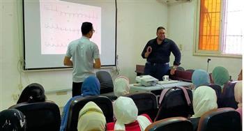 طب بشري سوهاج تواصل تنظيم دوراتها التدريبية عن أساسيات قراءة رسم القلب لمرضي الحالات الحرجة
