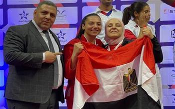 إيمان هاني تحصد الميدالية الفضية في البطولة الإفريقية للسامبو بالمغرب