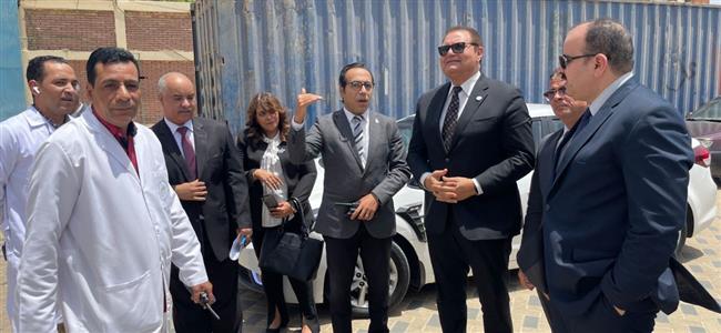 جولة ميدانية لرئيس هيئة الاعتماد والرقابة الصحية بمستشفيات الأقصر 