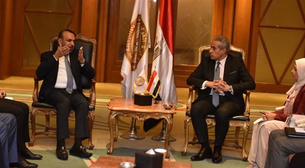 وزير القوى العاملة يبحث مع نظيره العراقي ملف "المعاشات التقاعدية"