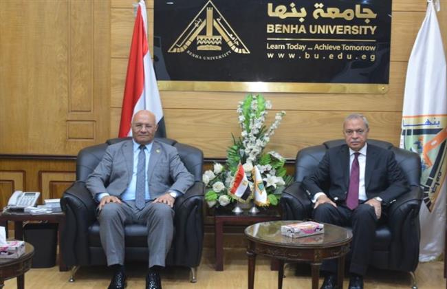 محافظ القليوبية ورئيس جامعة بنها يفتتحان ورشة بعنوان" آلية التقدم  للمشروعات الخضراء الذكية"