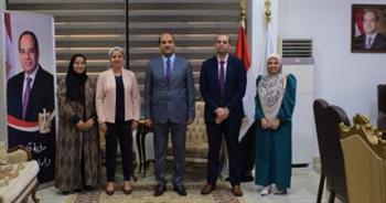 رئيس جامعة العريش يستقبل مديرة فرع ITI التابع لوزارة الاتصالات وتكنولوجيا المعلومات