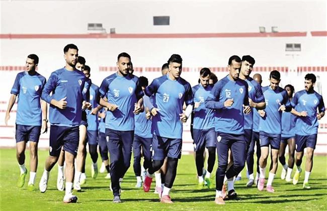 انتظام شبانة وسيف جعفر في مران الزمالك استعداداً للطلائع
