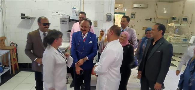 للوقوف على احتياجاته.. جولة ميدانية لـ«مستقبل وطن» بمستشفى البدرشين المركزي