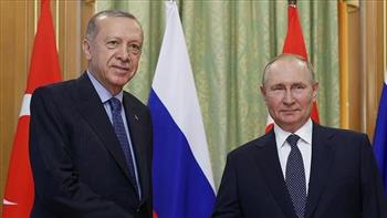   بوتين يهنئ أردوغان بعد تقدمه فى الانتخابات الرئاسية التركية