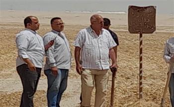 استرداد 1565 فدان أملاك دولة في مركز بنى مزار بالمنيا