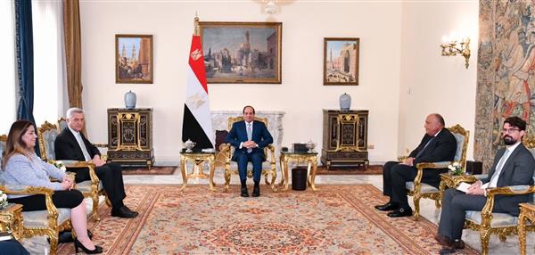 الرئيس السيسي يستقبل «جراندى» ويثمن التعاون بين مصر ومفوضية الأمم المتحدة للاجئين