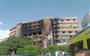 بعد السيطرة على الحريق.. محافظ القاهرة يشكل لجنة هندسية لفحص مبنى جهاز 15 مايو