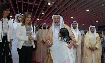 وزيرة الثقافة وحاكم الشارقة يشهدان افتتاح مهرجان الشارقة القرائي للطفل