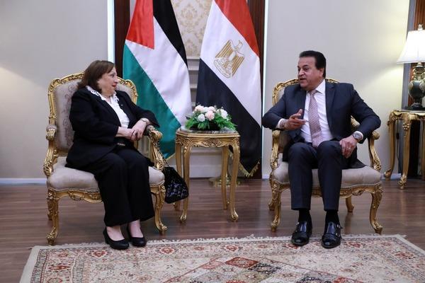 عبدالغفار يعلن توفير الدعم الصحي لفلسطين وفقًا لتوجيهات الرئيس السيسي