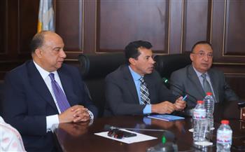 وزير الشباب والرياضة يلتقي مجلس إدارة نادي الاتحاد السكندري