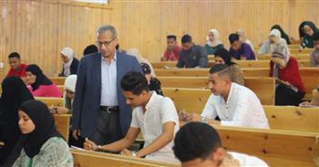 هدوء في امتحانات نهاية العام بجامعة جنوب الوادي