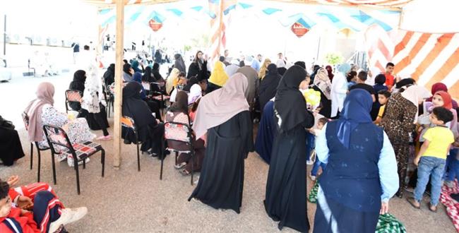 الكشف على 1081 مواطن بقافلة جامعة المنصورة بشمال سيناء