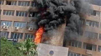   النيابة العامة تباشر التحقيقات في واقعة حريق مبنى خدمات محافظة القاهرة بمدينة 15 مايو