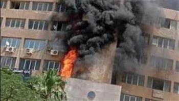 النيابة العامة تباشر التحقيقات في واقعة حريق مبنى خدمات محافظة القاهرة بمدينة 15 مايو