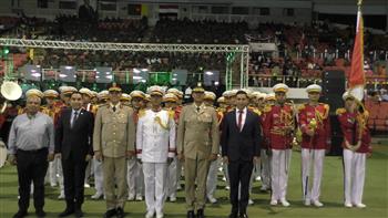   «الموسيقات العسكرية» تشارك فى الإحتفال بالعيد الوطنى الـ 51 لجمهورية الكاميرون