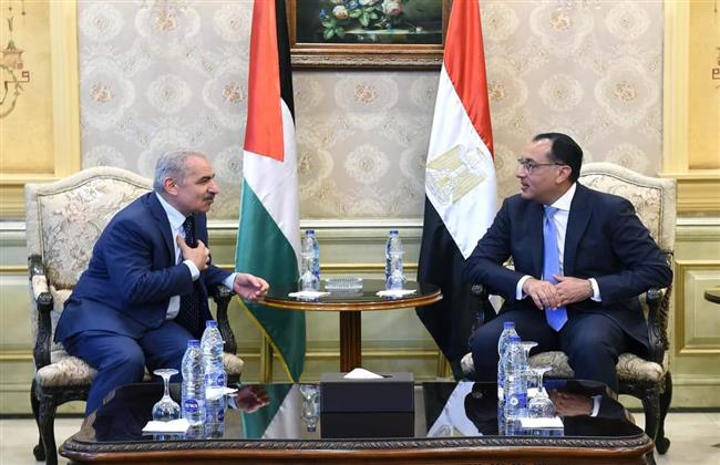 مدبولي يعقد جلسة مباحثات موسعة مع نظيره الفلسطيني 