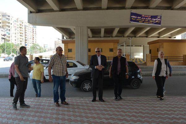 محافظ الجيزة يتفقد أعمال التطوير أسفل محور الفريق كمال عامر بالعجوزة وشمال الجيزة
