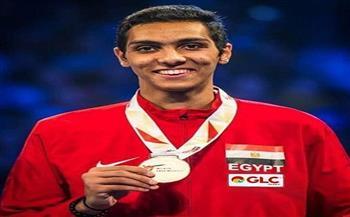 وزير الرياضة يهنئ سيف عيسى بحصوله على برونزية العالم للتايكوندو 