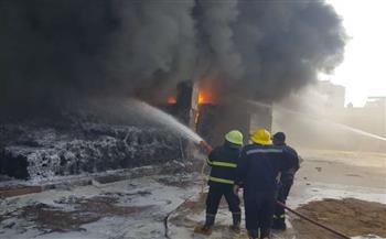 حريق يلتهم مزرعة دواجن بمحافظة الشرقية دون خسائر بشرية