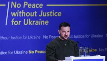   الرئيس الأوكراني: لن يتحقق السلام الدائم بعد النصر إلا بعد تعزيز القيم والحرية وسيادة القانون