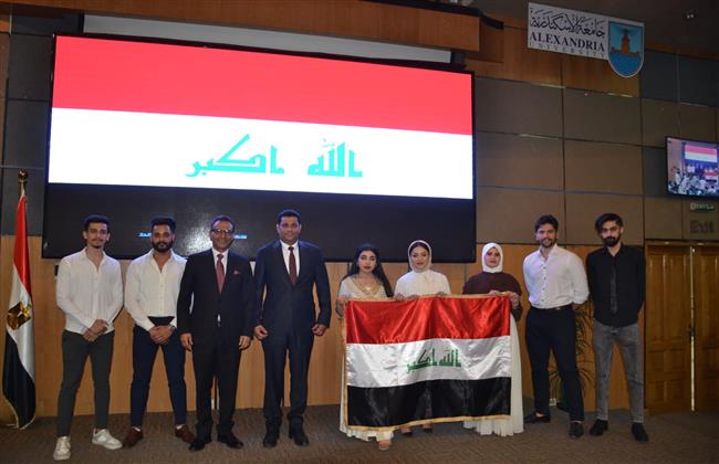 احتفالية فنية فى ملتقى الجاليات العربية بطب أسنان الإسكندربة 