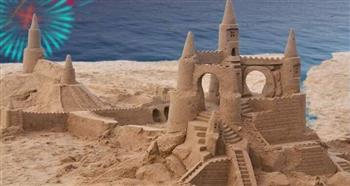   أول مهرجان للنحت على الرمال بالإسكندرية على شاطئ السرايا العام