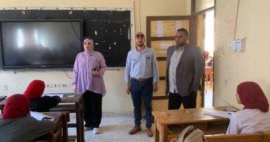 محافظ الإسماعيلية يتابع انتظام امتحانات الترم الثاني لصفوف النقل