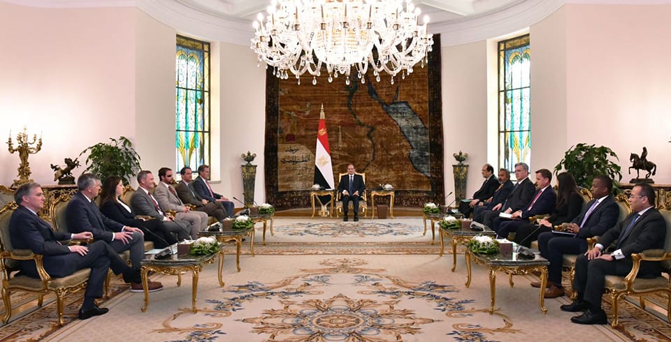 تصريحات الرئيس السيسي خلال استقباله وفدا من «النواب الأمريكي» تتصدر اهتمامات صحف القاهرة