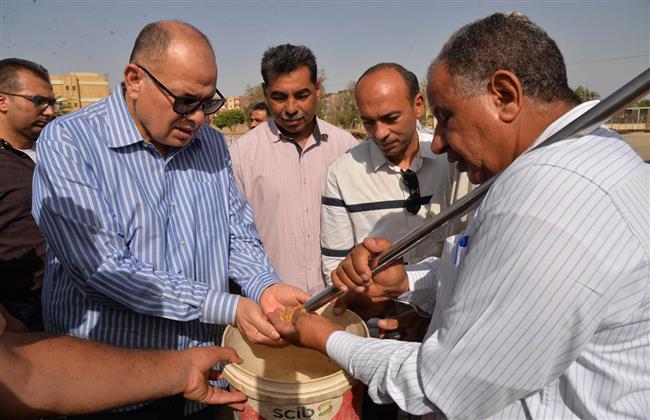محافظ أسيوط يتفقد انتظام عمليات توريد القمح المحلي