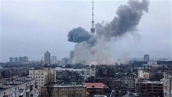   إصابات ودمار بعد سقوط حطام طائرة مسيرة على منطقة وسط كييف