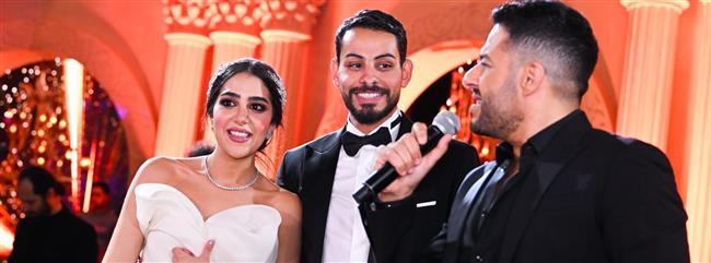 محمد حماقي يحيي حفل زفاف إبنة المنتج خالد عبد اللطيف