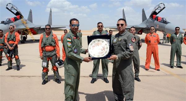 القوات الجوية المصرية والهندية تنفذان تـدريبا جويا مشتركا