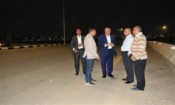 محافظ الجيزة يطمئن على الأعمال الجارية فى هذه المنطقة 