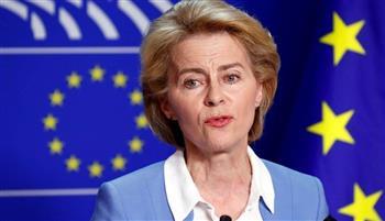 وصول رئيسة المفوضية الأوروبية إلى كييف لإحياء «يوم أوروبا»