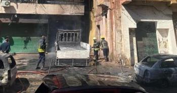 إصابة شخص في حريق داخل حوش ماشية بقنا