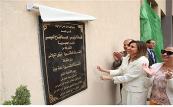   وزيرة الثقافة تضع حجر أساس مبنى فنون الطفل بأكاديمية الفنون في الهرم