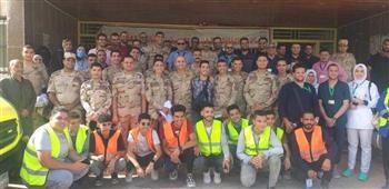   ختام فعاليات قافلة جامعة المنصورة اليوم بالشيخ زويد شمال سيناء