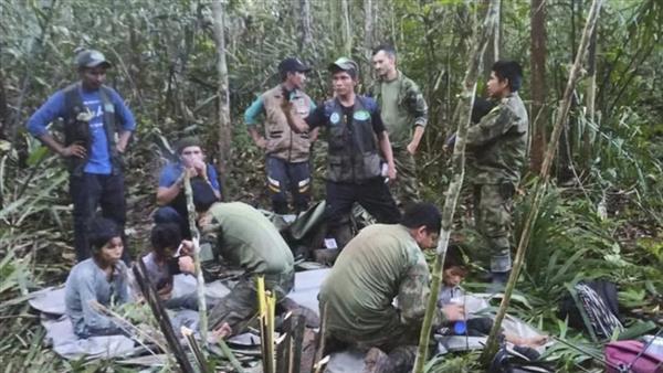 معجزة إلهية، العثور على 4 أطفال أحياء بعد 5 أسابيع من تحطم طائرتهم بكولومبيا