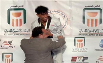   محمد أحمد يحرز ذهبية بطولة الجمهورية للتايكوندو تحت 17 عام