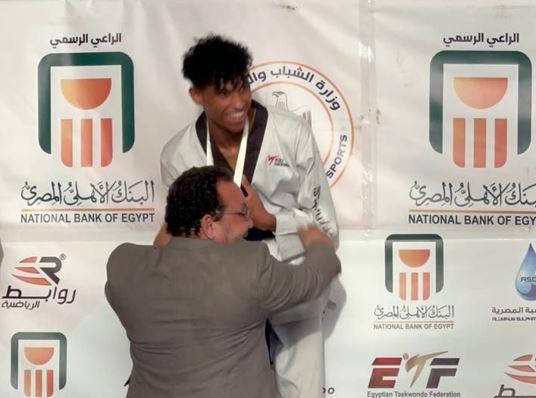 محمد أحمد يحرز ذهبية بطولة الجمهورية للتايكوندو تحت 17 عام
