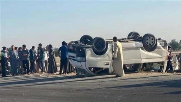 فى الشرقية.. إصابة 10 أشخاص فى انقلاب ميكروباص