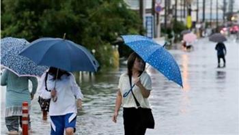   اليابان تعلن حالة التأهب والاستعدادات القصوى لمواجهة سقوط الأمطار