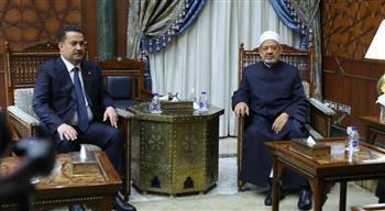 الإمام الأكبر يستقبل رئيس الوزراء العراقي بمشيخة الأزهر 